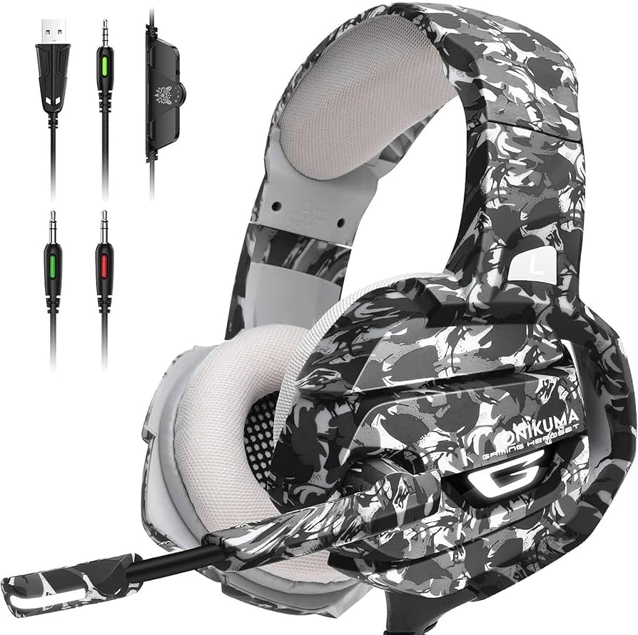 Onikuma K5 Camouflage Gaming Headset CS PC HUB