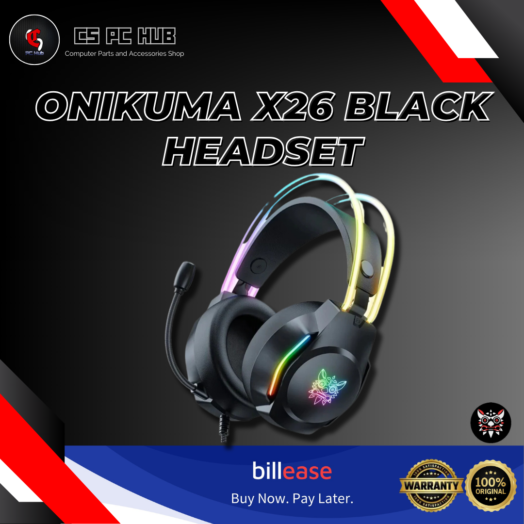 Onikuma X26 Professional Gaming Headset (Black)