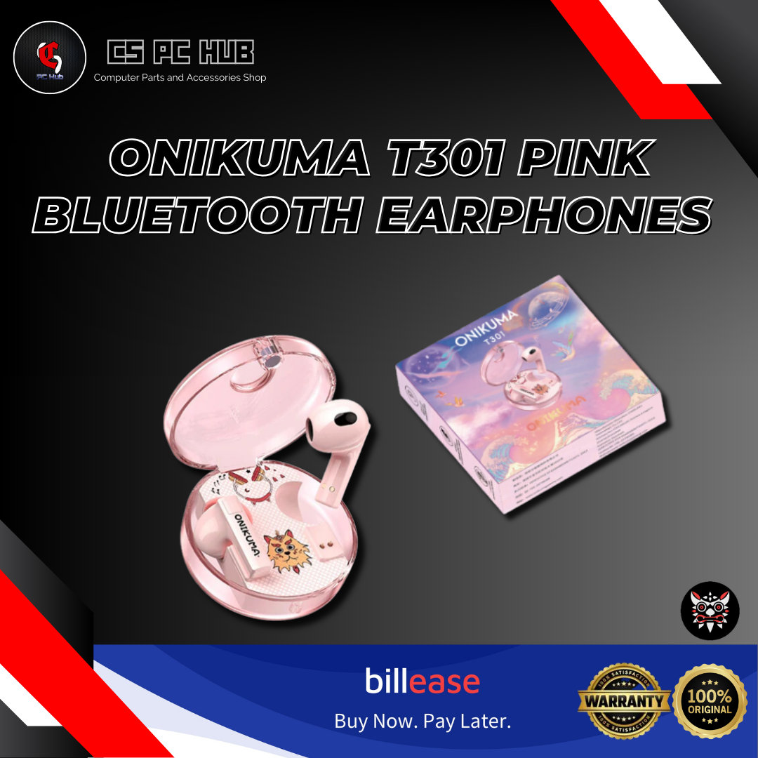 Onikuma T301 Pink Bluetooth Earphones