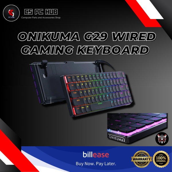 Onikuma G29 Wired Gaming Keyboard (Blue/Red Switch)