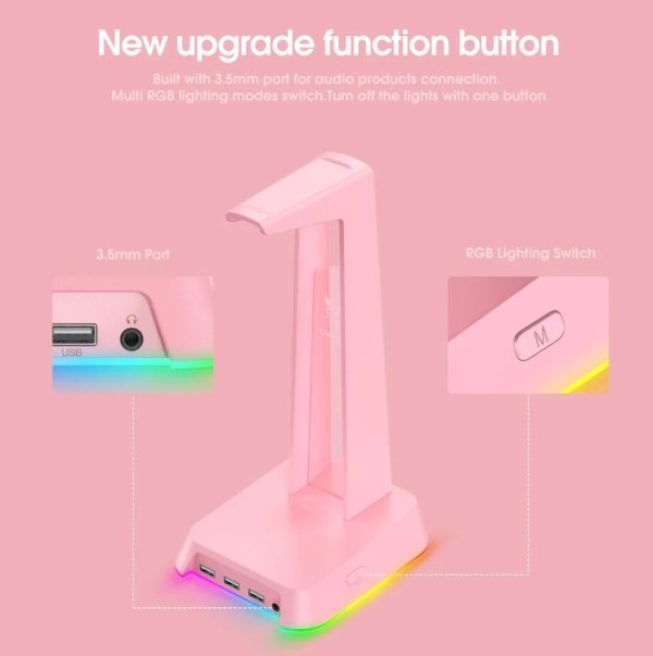 Onikuma ST-2 RGB Headset Stand - Image 5