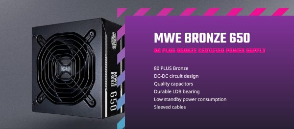 Cooler Master MWE Bronze 650 80 Plus Bronze Certified Power Supply - Image 20