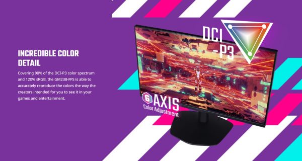 Cooler Master GM238-FFS Flat Gaming Monitor - Image 3