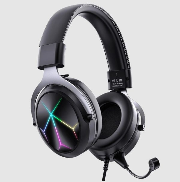 Onikuma X10 PRO RGB Noise Cancelling Detachable Microphone Gaming Headphones - Image 2