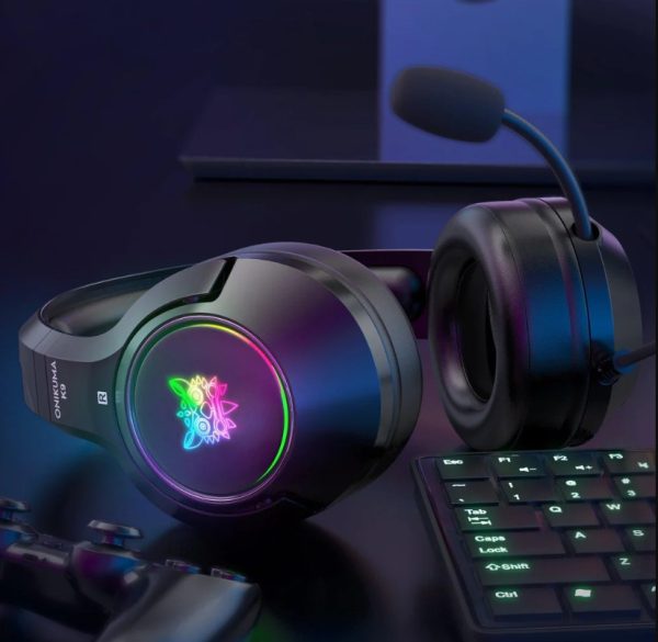 Onikuma K9 BLACK Headset - Image 9