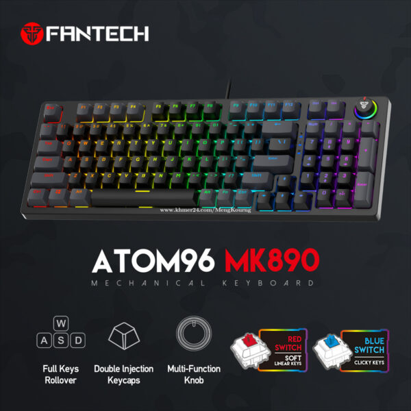 MK876 V2 ATOM87 SUMI EDITION BLACK Gaming Keyboard - Image 2