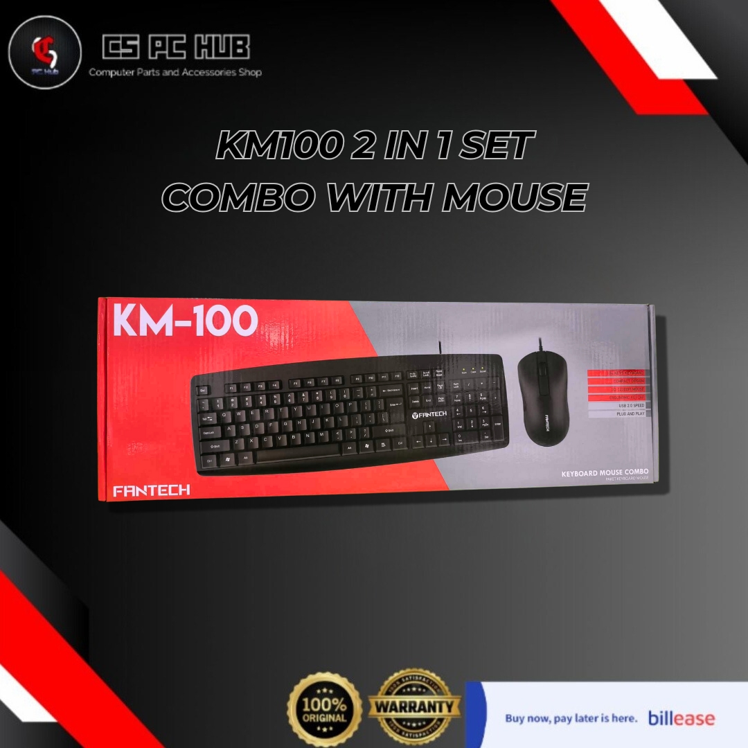 KM100 2 in 1 Set Combo with Mouse
